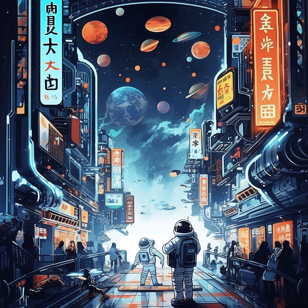 未来科技/科幻画-豆友uJrg的文本出图-自由创作作品