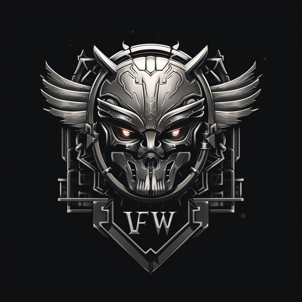 LOGO文案是【完美世界W】，游戏logo，金属感，稍微扁平，设计风格时尚，颜色为银色-豆友GWsI的Midjourney作品-豆绘AI ...