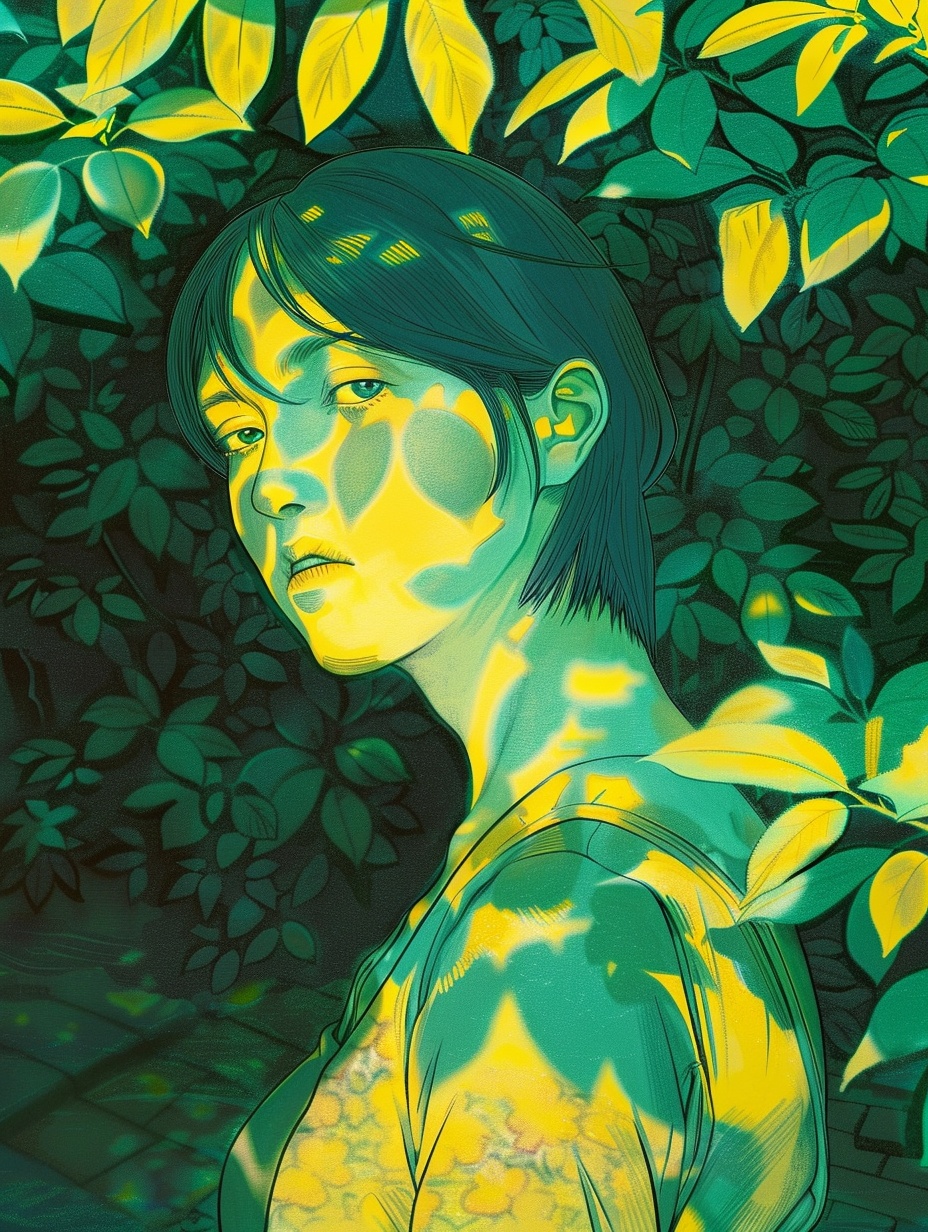 旧核美学，印象派，油画笔触，绘本插画风格；穆夏，胡安·米罗，常玉，Claude Monet，Gust-豆友KB4Y的文本出图 ...