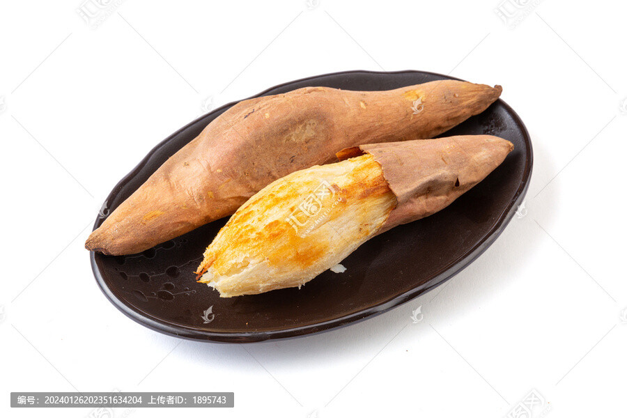 **复古感背景，中式风格，明亮场景，上面放着一颗完整饱满的哈密白薯。** 白薯的皮已被轻轻撕开，露-豆友5703的以图出图作品-豆绘AI ...
